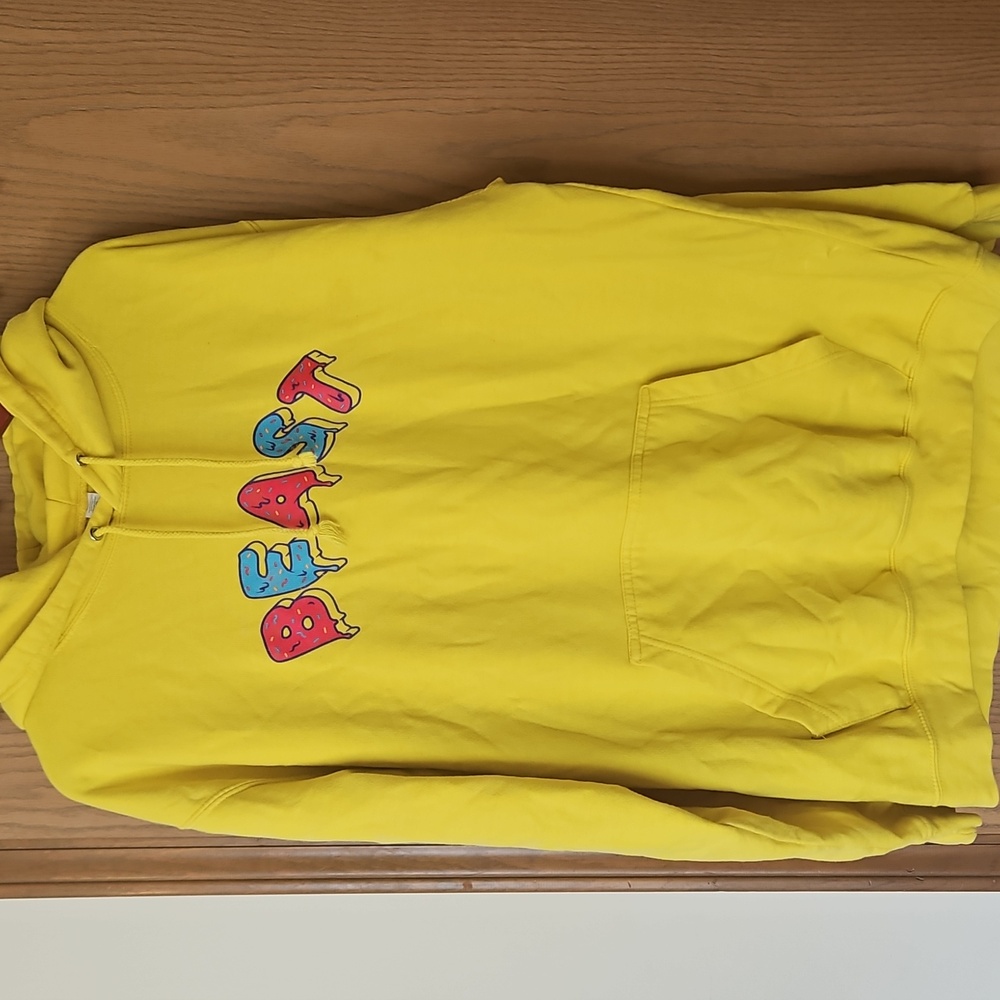 Yellow Mr Beast Hoodie Size XL
